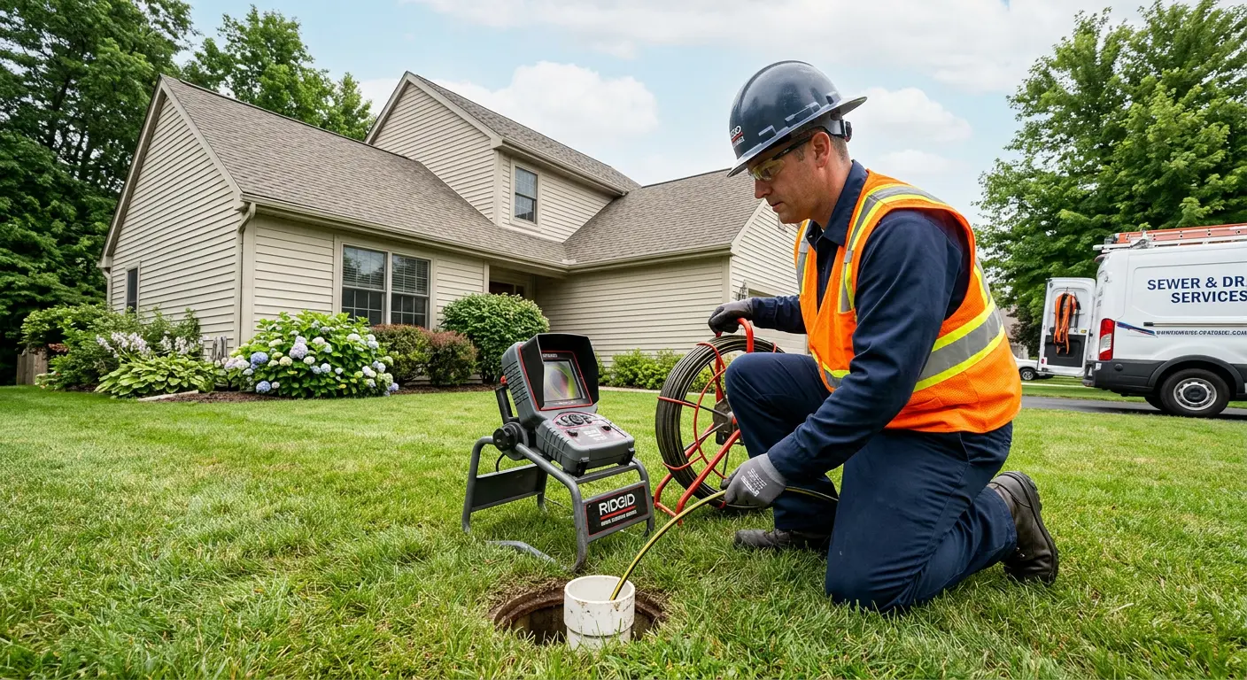 Sewer Camera Inspection in Shorewood, IL